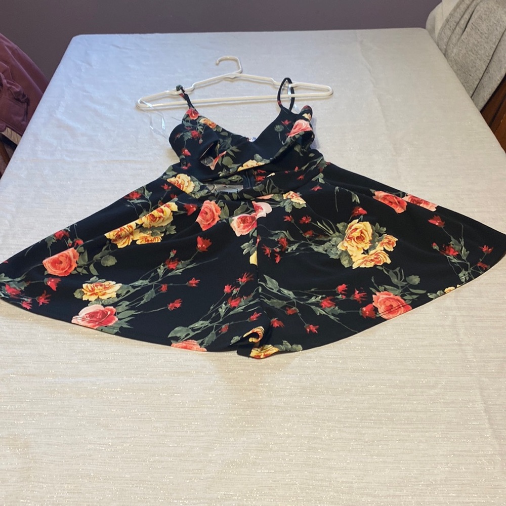 NanaMacs Floral Romper